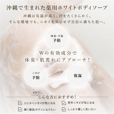 薬用ホワイトボディソープ パウチ(ホワイトリリーの香り) 詳細画像