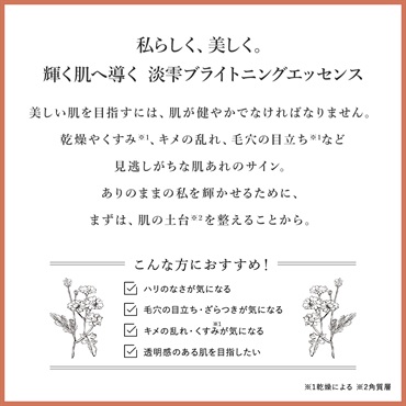 SuiRichAroma 淡雫ブライトニングエッセンス（ベルガモットMixの香り） 詳細画像